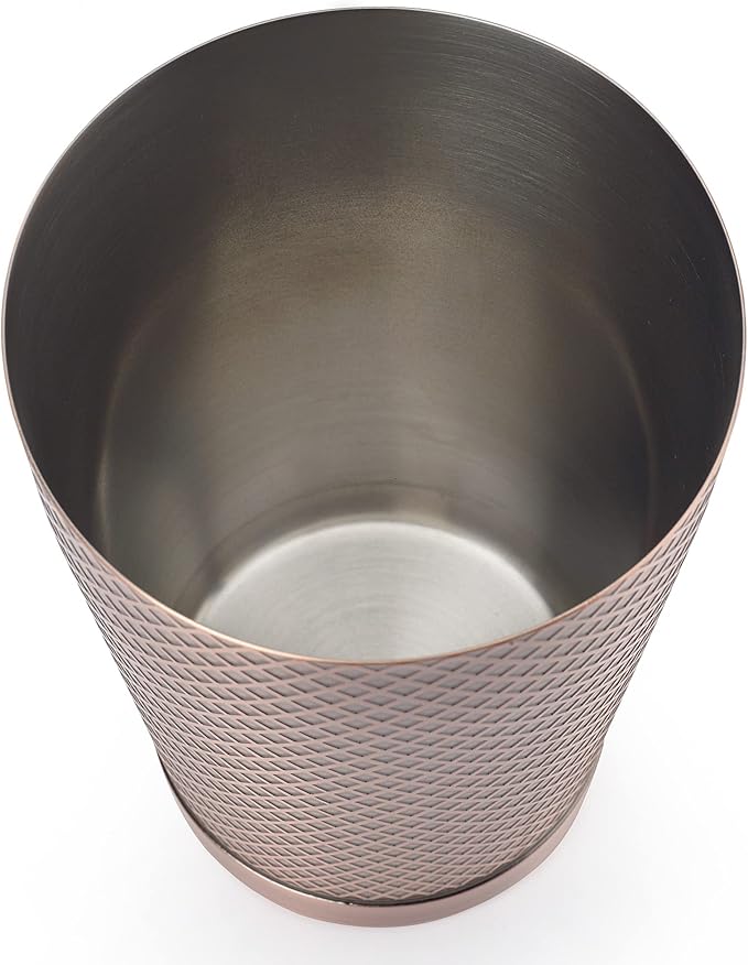 Barfly 18 oz. Diamond Lattice Shaker, Antique Copper