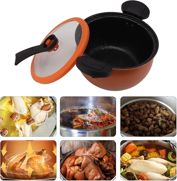 Efficient Multifunctional Micro Pressure Cooker for Fast Cooking Home Kitchenware (7L)