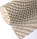Shelf Drawer Liner Non-Adhesive Non Slip Durable Strong Long Size 12 in X 20ft for Drawers, Shelves, Cabinets, Storage, Kitchen and Desks, Beige
