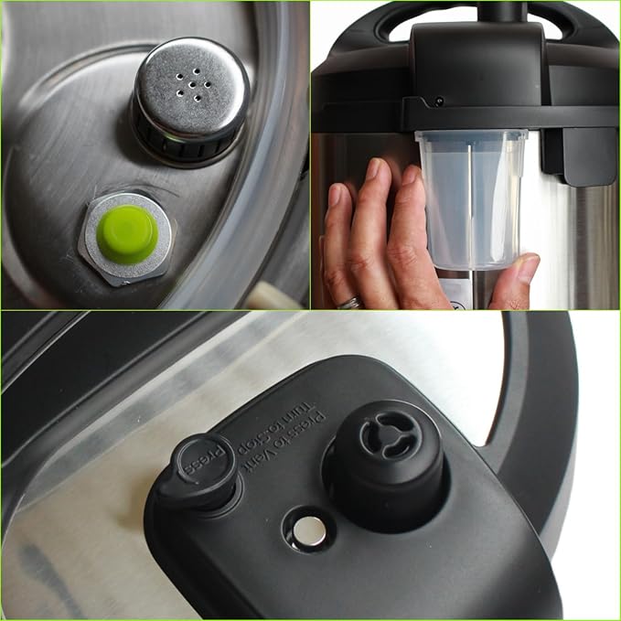 Replacement Parts for Instant Pot Duo/Duo Plus 8 Qt, Duo Nova 8 Quart and Ultra 80 8Qt, Include Steam Release Handle, Sealing Ring, Float Valve, Anti-Block Shield and Condensation Collector Cup