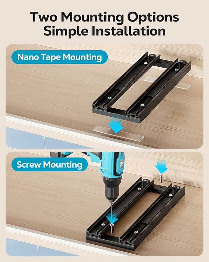 Nieifi Spice Organization for Cabinet-Vertical Spice Rack Pull Out-Spice Rack Organizer for Cabinet-8-1/4 inch Wide-Seasoning Kitchen Organizer-8.26" W x 10.6" D x 8.7" H-2 Pack-2 Tier