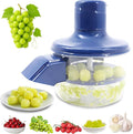 Automatic Garlic Peeling Machine, Electric Peeler for Fruit and Vegetables, Rechargeable Kitchen Tool for Garlic, Grapes, Tomatoes, Cherries, Family Friendly Fruit Peeler Machine