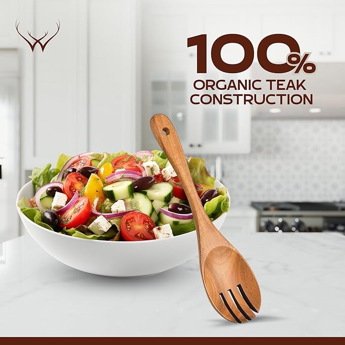 Wooden Spurtle Set for Cooking - Handmade Premium Turner, Nonstick Wooden Spoons for Cooking Flat Frying Utensils with Right Long Handle (7PC Spatula Set)