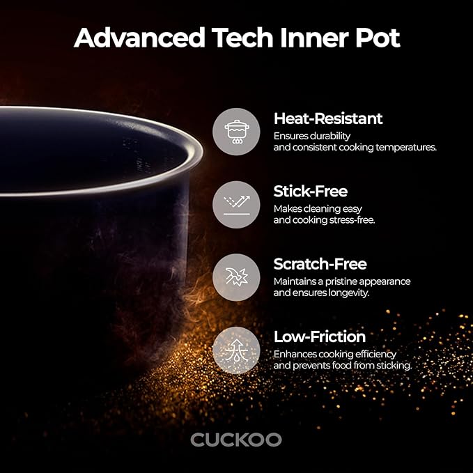 CUCKOO Micom Rice Cooker 6 Cup Uncooked / 12 Cup Cooked, Korean Fuzzy Logic Rice Cooker with Delay Timer & Keep Warm Setting, Versatile Food Steamer with Non-Stick Inner Pot, White (CR-0633F)