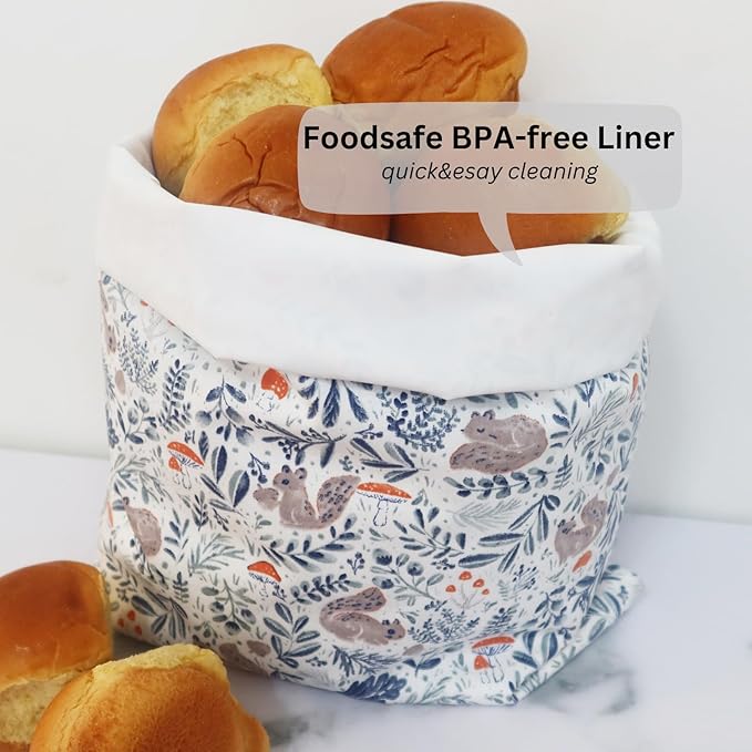 Reusable Bread Bags with Bowl and Jar Cover for Sourdough Bread Proofing Storage