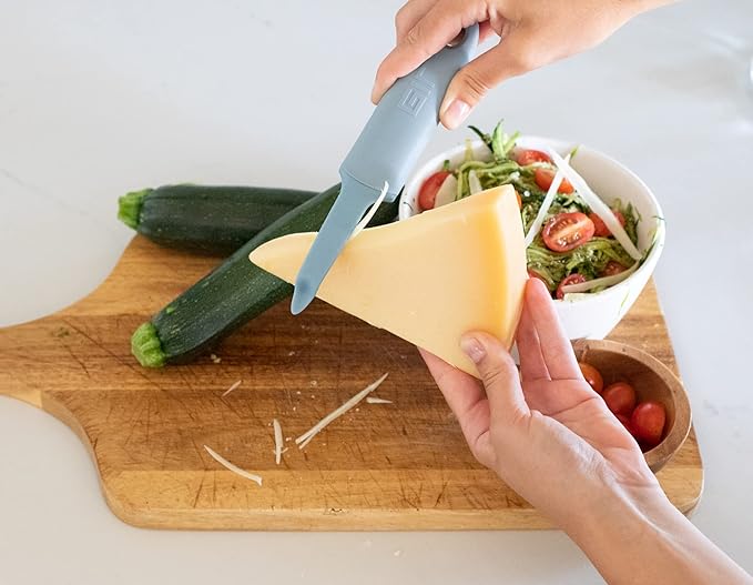 GIR: Get It Right Stainless Steel Vegetable Peeler – I-Handle Serrated (7.5" x 1.4") – Slate