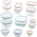 LocknLock 30-Piece Color Matching Food Storage Container Set