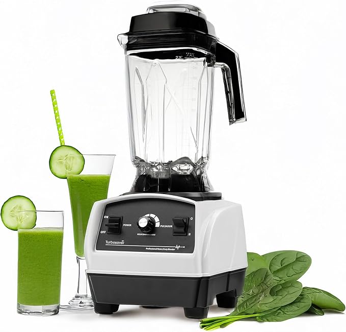 Turbosaver TB79 Professional Blender 1800W – 3.5HP, 35,000 RPM, Commercial Grade, Ice Crushing, 3.6L Tritan Jar