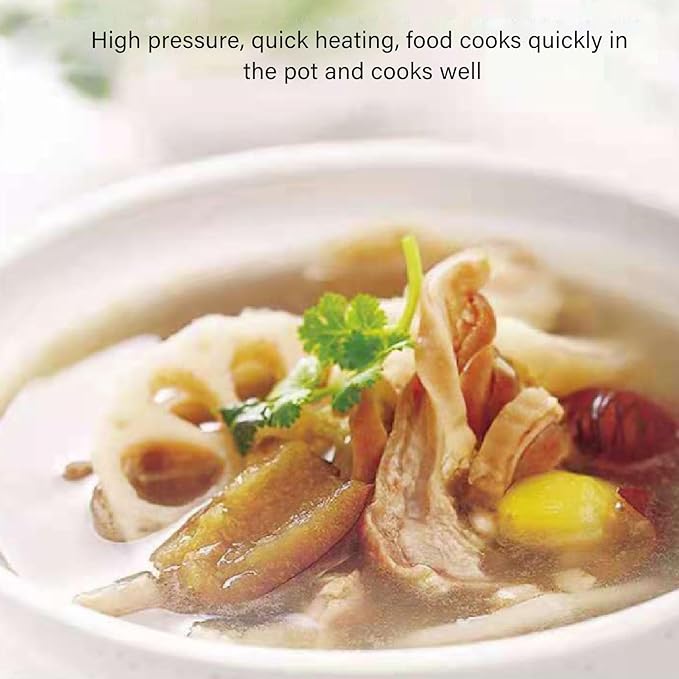 Micro Pressure Cooker Fast Cooking Cookware, 31 * 28 * 17cm Non Stick Microwave Kitchenware, Multi Functional Big Capacity Universal Stew Pot (7L)