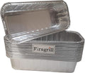 Firsgrill (18-Pack) Compatible for Weber Model 6498 & 6417 drip pan Liner Aluminum BBQ 11" L*5" W*2.5" D Drip Pans Grill Grease Trays Foil Pan Smoke Fire and Summit Grills