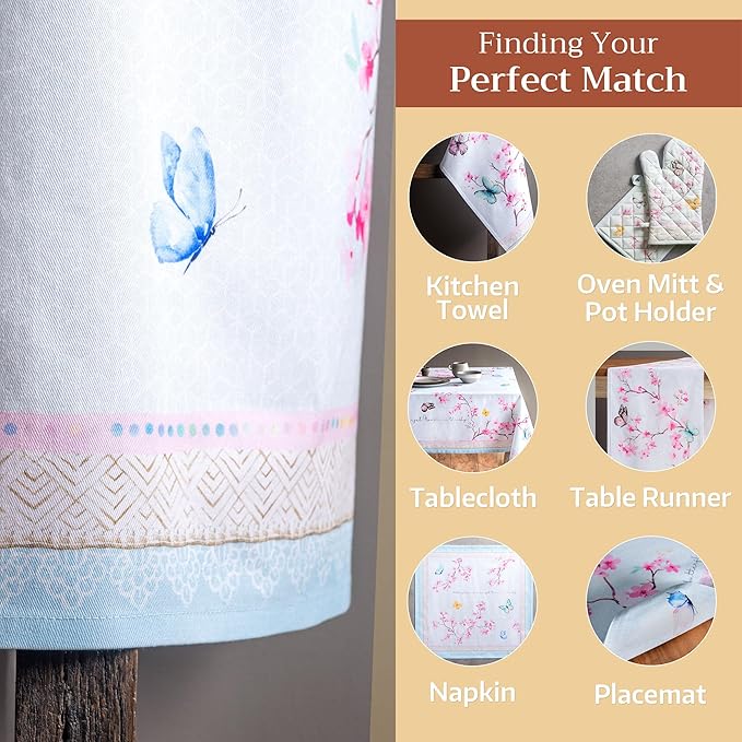 Maison d' Hermine 100% Cotton Apron for women with Pocket Kitchen Chef Apron for Men Cooking Gardening Server Waitress