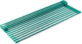 Bellemain Dish Rack Over Sink, Drying Rack, Roll Up Dish Drying Rack | Silicone & Stainless Steel Dish Drainer, Dish Drying Mat, Kitchen Drying Rack, Space Saving Drying Rack (Green, Medium)