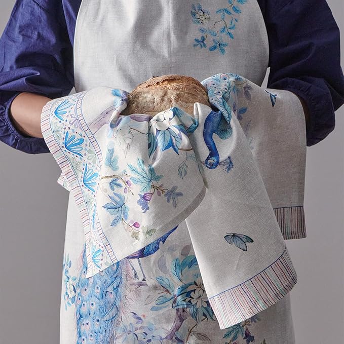 Maison d' Hermine 100% Cotton Apron for women with Pocket Kitchen Chef Apron for Men Cooking Gardening Server Waitress