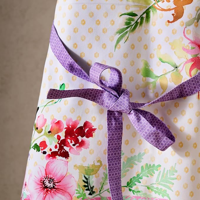 Maison d' Hermine 100% Cotton Apron for women with Pocket Kitchen Chef Apron for Men Cooking Gardening Server Waitress