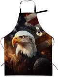 Cooking Apron for Women and Men,Adjustable Chef Bib Apron with 2 Pockets, Water and Oil Resistant for Kitchen Use