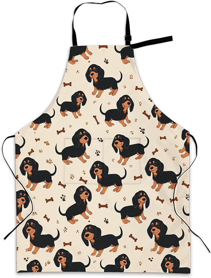 Apron with Pockets for Women, Adjustable Kitchen Cooking BBQ Chef Apron, Gifts for Mom Birthday, or Holidays