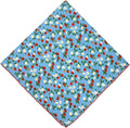 21x21 inches 100% Cotton Bandana for Women - Soft Square Scarf, Multi-Purpose Head Covering, Hair Bandana