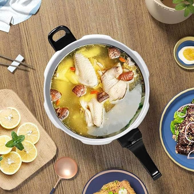 Pressure Cookers Aluminium Alloy Stove Top Pressure Cooker Gas Stove Large Capacity Pressure Canner for Home Kitchen(24cm)