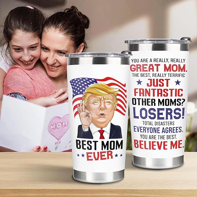 Gifts for Mom from Daughter, Son - Mothers Day Gifts for Mom, Wife, Women - Moms Birthday Gift Ideas, Cool Birthday gifts for Moms, Mothers - Best mom Tumbler, 20 oz Stainless Steel moms Coffee Cup