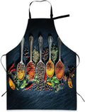 Adjustable Kitchen Apron with Pockets for Women and Men,Soft Chef Apron for Cooking, BBQ, and Grill