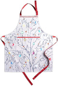 Maison d' Hermine 100% Cotton Apron for women with Pocket Kitchen Chef Apron for Men Cooking Gardening Server Waitress