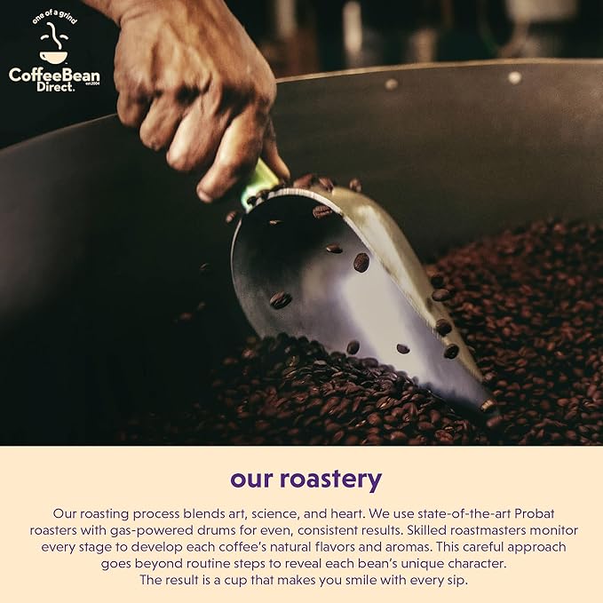 Coffee Bean Direct Indian Monsooned Malabar, Whole Bean Coffee, Light Roast, 2.5 Pound Bag (Pack of 1)