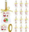 24 Sets 10 Inch Christmas Whisk Gifts Bulk Include Gold Stainless Steel Whisks Cards Bags Ribbons, Egg Beaters DIY Cooking Party Favors for Neighbor Employee Xmas Stocking Stuffers Idea