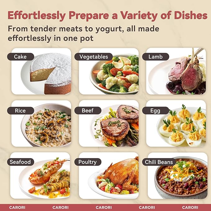 9-in-1 Electric Pressure Cooker 6 Qt, Dual Inner Pots, Stainless Steel Pot and Non-Stick Pot, 12 Preset Cooking Programs with IMD Touchscreen, Safe Vent, Slow Cook, Rice Cook, Steam, Black