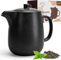 Ceramic Teapot with Infuser - 40 oz Large Teapot with Strainer - Tea Pot Ceramic for Loose Tea - Ceramic Tea Pots for Tea