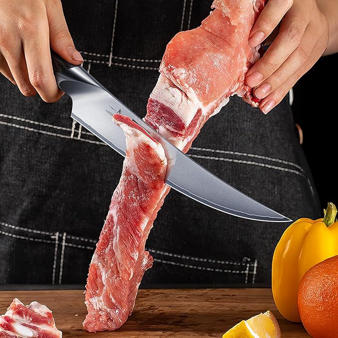 HOSHANHO Boning Knife 6 Inch, High Carbon Stainless Steel Fillet Knife for Fish, Professional Japanese Sharp Kitchen Filleting Knives for Meat Cutting