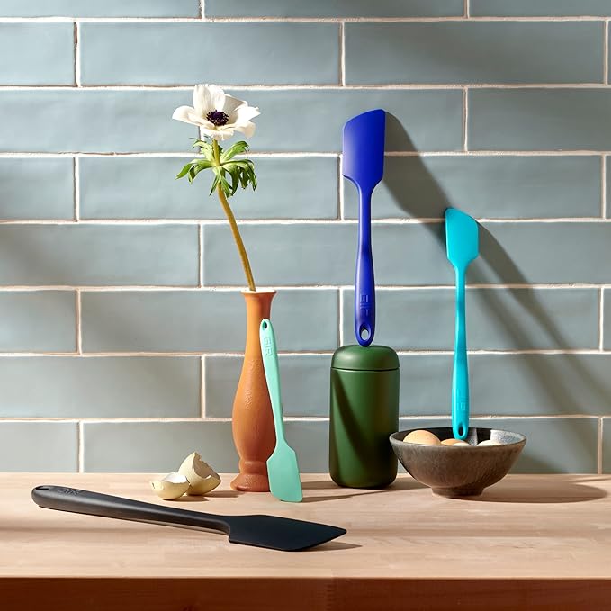 GIR: Get It Right Silicone Kitchen Spatula - Non-toxic Cooking Utensils for Nonstick Cookware, Cooking and Baking, Ultimate - 11IN - Slate