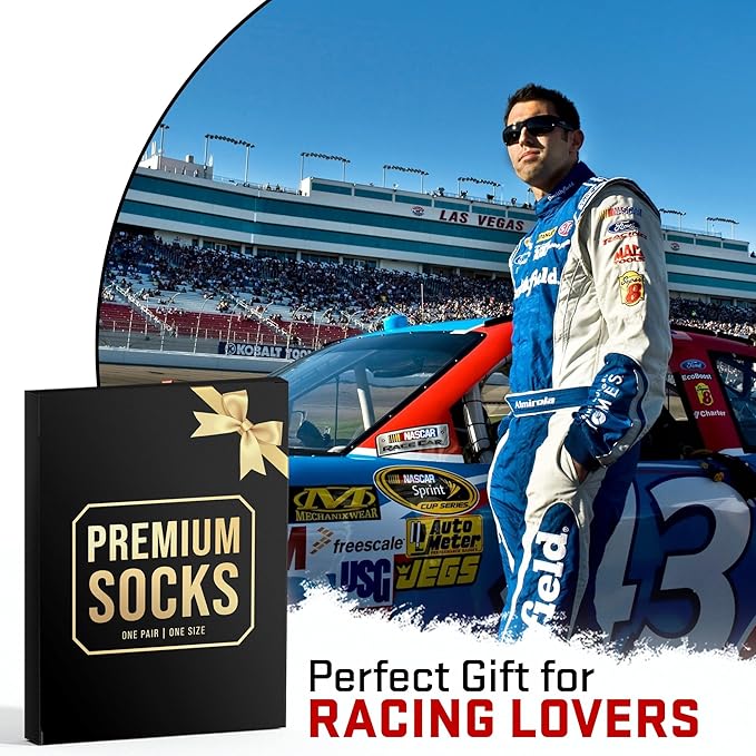 VICRAZY Racing Car, Sport Car Socks for Men, Women - Formula 1 Gifts, Racing Socks, Stocking Stuffers for Men, Women
