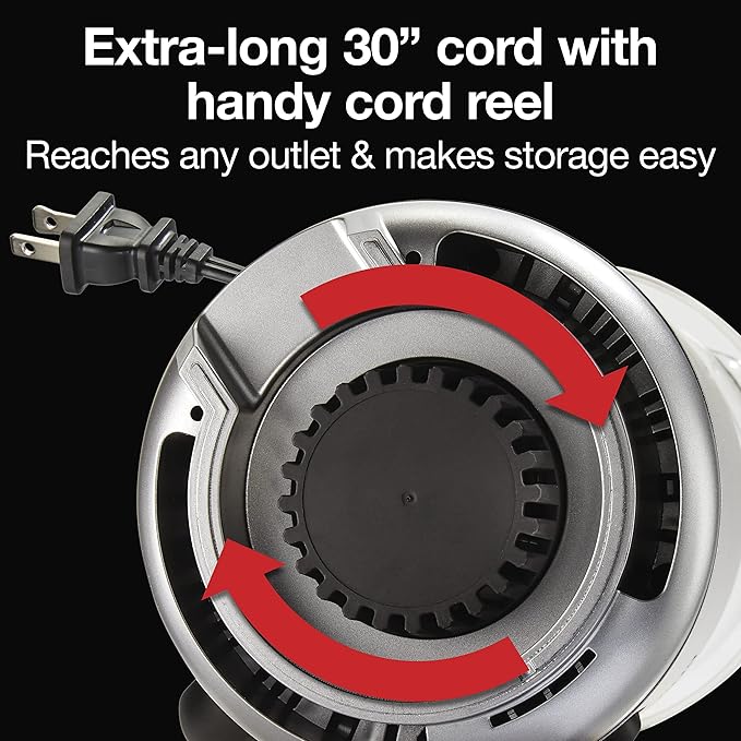 Proctor Silex Durable Electric Vegetable Chopper & Mini Food Processor with 2 Speeds for Chopping, Puree & Emulsify, 3.5 Cups, Silver