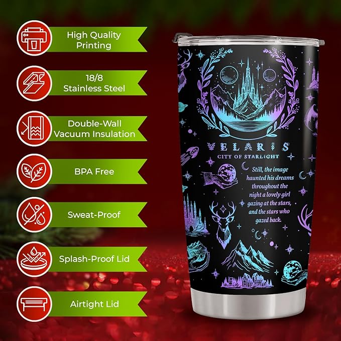 34HD Birthday Gifts for Men, Dad Tumbler with Handle and Straw, 20oz Stainless Steel Coffee Mug, Vacuum Insulated Cup with Leak-proof Lid, Funny Gifts for Men, Dad, Grandpa, Uncle