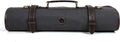 Leather Knife Roll Storage Bag, Elastic and Expandable 10 Pockets, Adjustable/Detachable Shoulder Strap, Travel-Friendly Chef Knife Case (Canvas, Cloud)