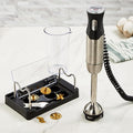 BergHOFF X5 Pro Stainless Steel Handheld Food Processor With 5 Multifunctional Blades, 1000W, 18000 RPM, 13ft Expandable, Low Noise, 16-Speed Control, Lightweight