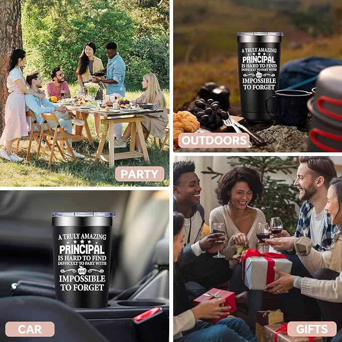 Principal Gifts - Principal Christmas Appreciation Gifts for Men - Principals Day, Teachers Appreciation Day Gift for Principals - 20oz Tumbler