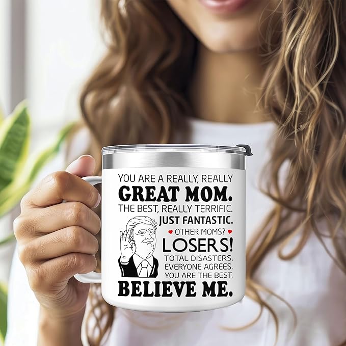 Gifts for Mom from Daughter, Son - Christmas Gifts for Mom, Wife, Women - Moms Birthday Gift Ideas, Cool Birthday gifts for Moms, Mothers - Best mom Mug, moms Coffee Mug 14oz