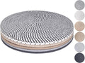 13 Inch Trivets for Hot Dishes, Large Trivets for Hot Pots and Pans, Thicken Heat Resistant Round Place Mats Woven Table Mats, Boho Placemats for Kitchen Dining Table, 6 Pcs