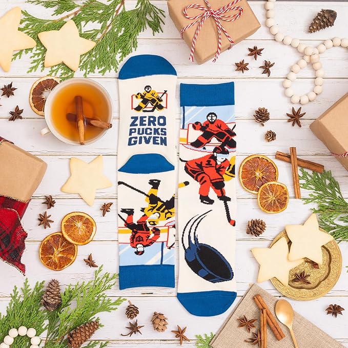 Lavley Funny Socks for Sports Fans and Players - Cool Novelty Gifts for Men, Women, & Teens