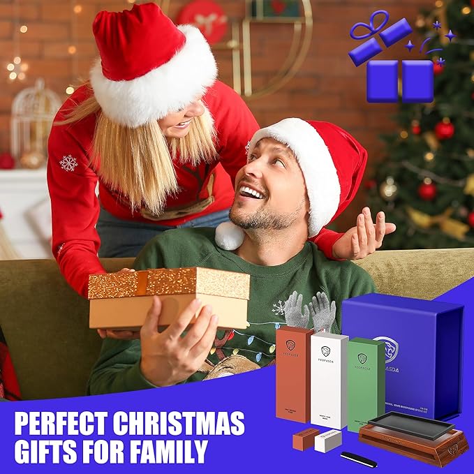 Premium Knife Sharpening Stone Kit - YeopAsda 3 Sides Grit 400/1000/6000 Whetstones - Knife Sharpener Stone with Non-Slip Wood Base, Angle Guide & Cut Resistant Gloves