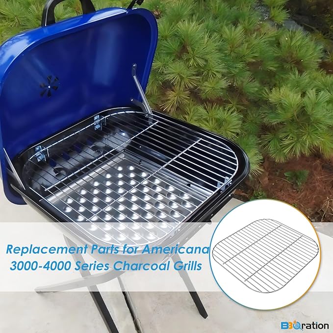 Cooking Grate Replacement Parts for Americana 3000-4000 Series Charcoal Grill Walk-A-Bout, Swinger, Sizzler and Traveler Series Grill Parts