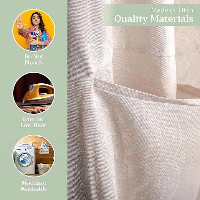 Maison d' Hermine 100% Cotton Apron for women with Pocket Kitchen Chef Apron for Men Cooking Gardening Server Waitress