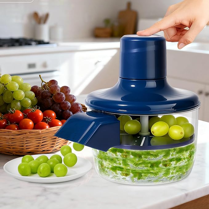 2025 New Electric Grape Peeling Machine – Automatic Garlic Peeler Skin Remover for Tomato, Grapes and Small Fruits - Rechargeable Electric Fruit and Vegetable Peeler Skin Remover for Home Kitchen Use