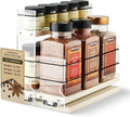 Vertical Spice Combo Spice Rack Drawer - Pull Out Pantry Organizers and Storage - Kitchen Cabinet Organizer - Seasoning Sliding Caddy - Made in USA (5.75" W x 9.25" H x 10.60" D, Assembled)