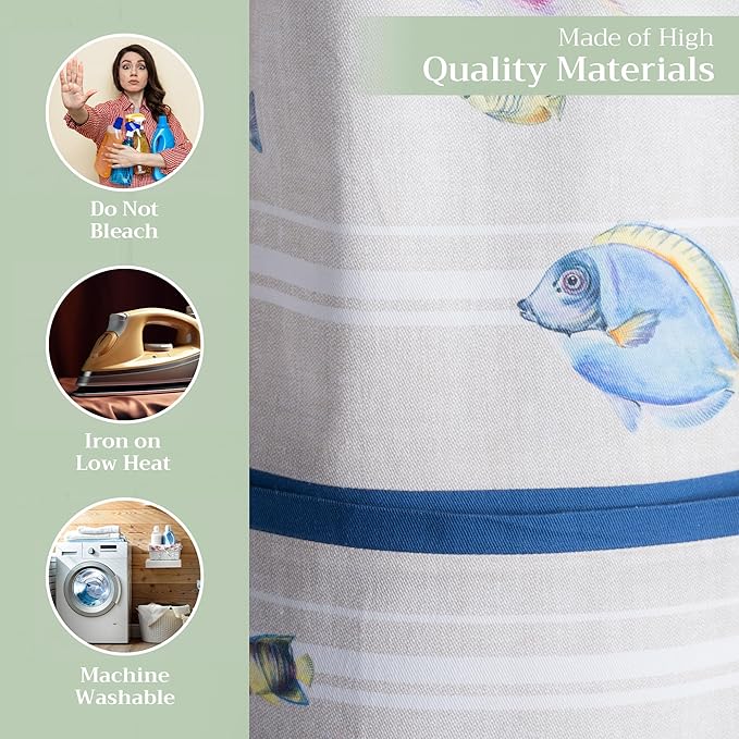 Maison d' Hermine 100% Cotton Apron for women with Pocket Kitchen Chef Apron for Men Cooking Gardening Server Waitress