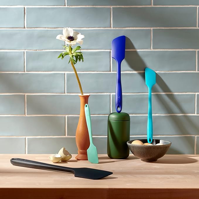 GIR: Get It Right Silicone Kitchen Spatula - Non-toxic Cooking Utensils for Nonstick Cookware, Cooking and Baking (Red, Ultimate)