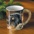 Wild Wings Sculpted Mug (Autumn Streamside - Bear)
