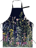 Adjustable Kitchen Apron with Pockets for Women and Men,Soft Chef Apron for Cooking, BBQ, and Grill