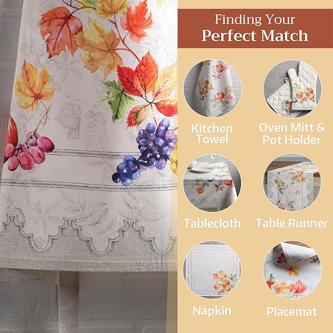 Maison d' Hermine 100% Cotton Apron for women with Pocket Kitchen Chef Apron for Men Cooking Gardening Server Waitress